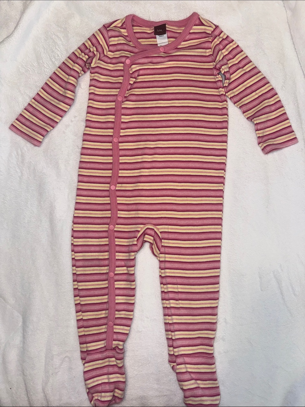 Tea One-Piece Footie with Side Snaps